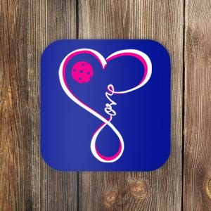 Cute Pickleball Ladies I Love Pickleball Gift Coaster