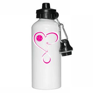 Cute Pickleball Ladies I Love Pickleball Gift Aluminum Water Bottle