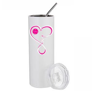 Cute Pickleball Ladies I Love Pickleball Gift Stainless Steel Tumbler