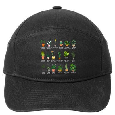 Crazy Plant Lady Gardener 7-Panel Snapback Hat