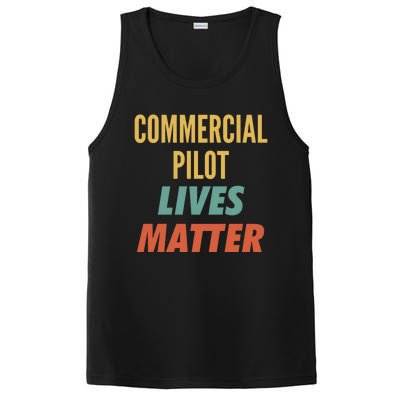 Commercial Pilot Lives Matter Gift PosiCharge Competitor Tank