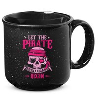 Captain Pirate Let The Pirate Shenanigans Begin Funny 15oz Campfire Ceramic Mug