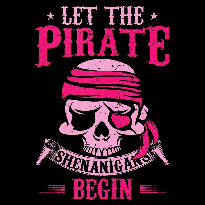 Captain Pirate Let The Pirate Shenanigans Begin Funny Bag