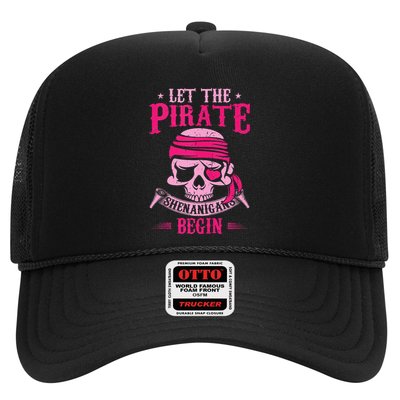 Captain Pirate Let The Pirate Shenanigans Begin Funny Trucker Hat
