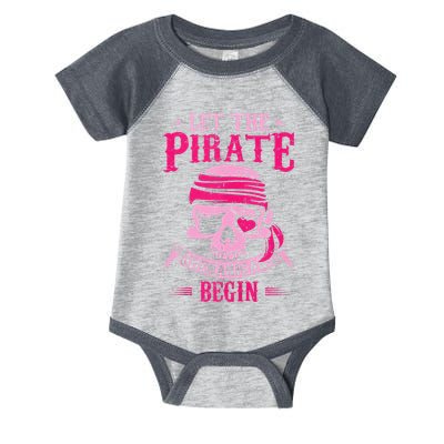 Captain Pirate Let The Pirate Shenanigans Begin Funny Infant Baby Jersey Bodysuit