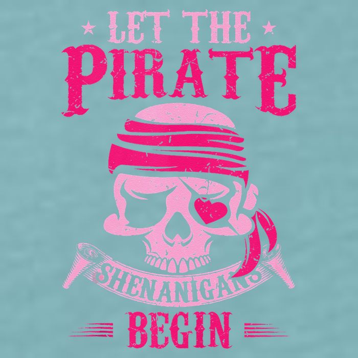Captain Pirate Let The Pirate Shenanigans Begin Funny Sueded Cloud Jersey T-Shirt