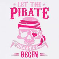 Captain Pirate Let The Pirate Shenanigans Begin Funny Garment-Dyed Sweatshirt