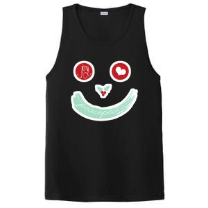 Christmas Peace Love Joy Holiday Smiley PosiCharge Competitor Tank