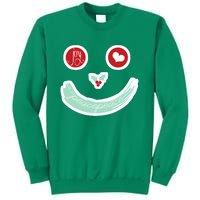 Christmas Peace Love Joy Holiday Smiley Sweatshirt