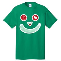 Christmas Peace Love Joy Holiday Smiley Tall T-Shirt