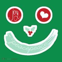 Christmas Peace Love Joy Holiday Smiley Tall T-Shirt