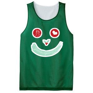 Christmas Peace Love Joy Holiday Smiley Mesh Reversible Basketball Jersey Tank