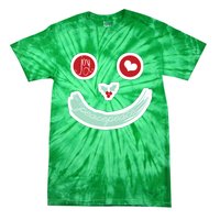 Christmas Peace Love Joy Holiday Smiley Tie-Dye T-Shirt