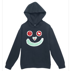 Christmas Peace Love Joy Holiday Smiley Urban Pullover Hoodie