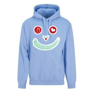 Christmas Peace Love Joy Holiday Smiley Unisex Surf Hoodie