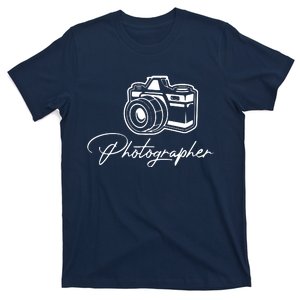 Camera Photographer Lens Cameraman Focus Photography T-Shirt