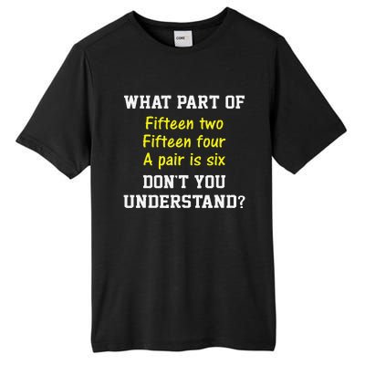 Cribbage Player Lover Joke Forcard Game Cribbage Tall Fusion ChromaSoft Performance T-Shirt