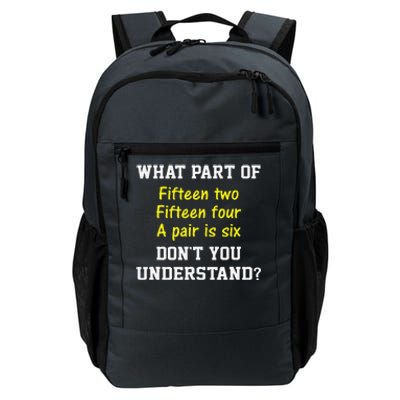 Cribbage Player Lover Joke Forcard Game Cribbage Daily Commute Backpack