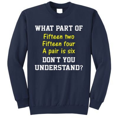 Cribbage Player Lover Joke Forcard Game Cribbage Sweatshirt