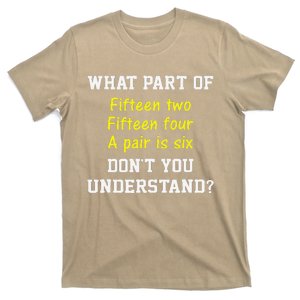 Cribbage Player Lover Joke Forcard Game Cribbage T-Shirt