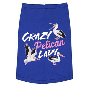 Crazy Pelican Lady Gift National Bird Day Gift Watching Watcher Cool Gift Doggie Tank