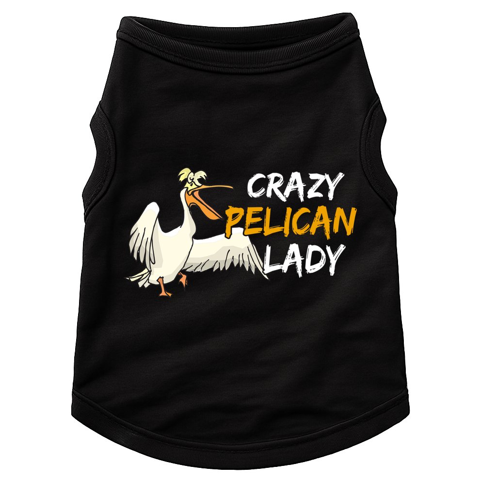 Crazy Pelican Lady Fnny Pelican Lover Gift National Bird Day Gift Doggie Tank