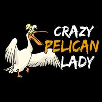 Crazy Pelican Lady Fnny Pelican Lover Gift National Bird Day Gift Doggie Tank
