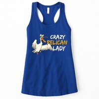 Crazy Pelican Lady Fnny Pelican Lover Gift National Bird Day Gift Womens Tank Top