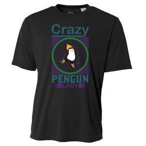 Crazy Penguin Lady Cooling Performance Crew T-Shirt