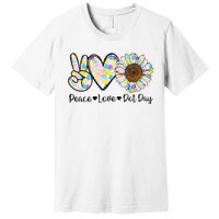 Colorful Peace Love International Dot Day Celebration Premium T-Shirt