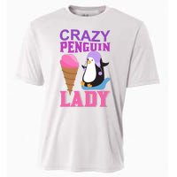 Crazy Penguin Lady Cooling Performance Crew T-Shirt