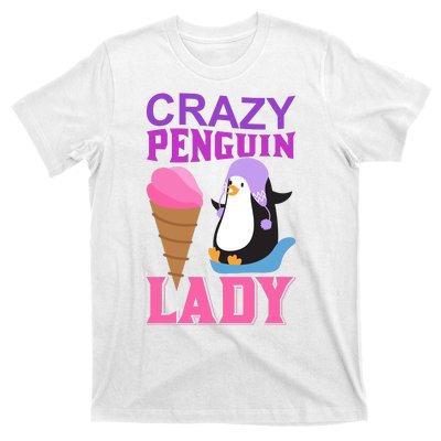 Crazy Penguin Lady T-Shirt