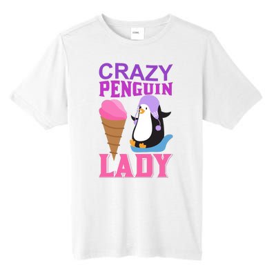 Crazy Penguin Lady Tall Fusion ChromaSoft Performance T-Shirt