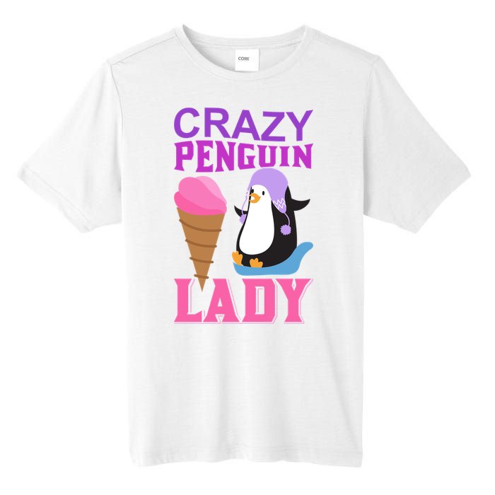 Crazy Penguin Lady Tall Fusion ChromaSoft Performance T-Shirt