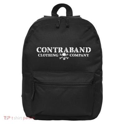 Contraband Pirate Logo 3 16 in Basic Backpack