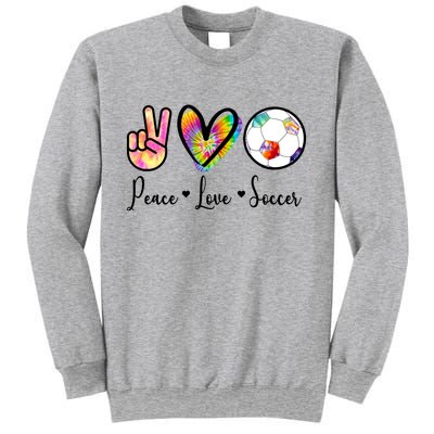 Cute Peace Love Soccer Sweatshirt