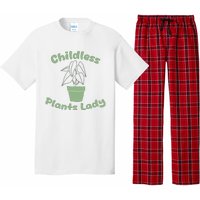 Childless Plant Lady Funny Garden Art For Women Plant Lover Pajama Set