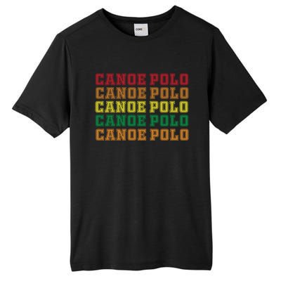 Canoe Polo Lettering Costume Love Water Sports Gift Tall Fusion ChromaSoft Performance T-Shirt