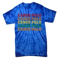 Canoe Polo Lettering Costume Love Water Sports Gift Tie-Dye T-Shirt