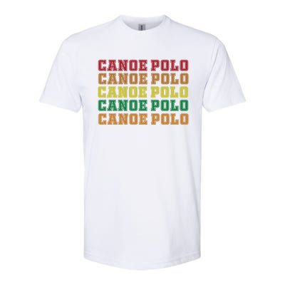 Canoe Polo Lettering Costume Love Water Sports Gift Softstyle® CVC T-Shirt