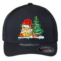 Cream Puff Lover Christmas Cream Puff Wearing Santa Hat Flexfit Unipanel Trucker Cap