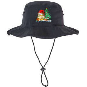 Cream Puff Lover Christmas Cream Puff Wearing Santa Hat Legacy Cool Fit Booney Bucket Hat