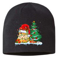 Cream Puff Lover Christmas Cream Puff Wearing Santa Hat Sustainable Beanie