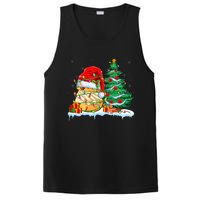 Cream Puff Lover Christmas Cream Puff Wearing Santa Hat PosiCharge Competitor Tank