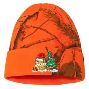 Cream Puff Lover Christmas Cream Puff Wearing Santa Hat Kati Licensed 12" Camo Beanie