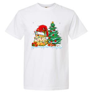 Cream Puff Lover Christmas Cream Puff Wearing Santa Hat Garment-Dyed Heavyweight T-Shirt