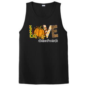 Care Provider Love Fall Pumpkin Leopard Halloween Cute Gift PosiCharge Competitor Tank