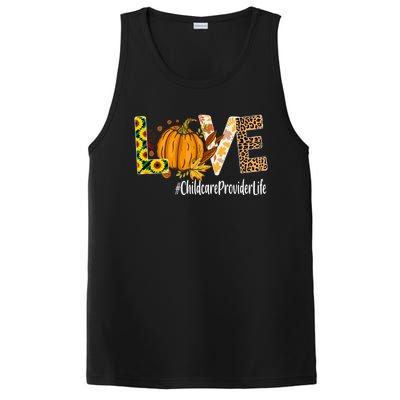 Care Provider Love Fall Pumpkin Leopard Halloween Cute Gift PosiCharge Competitor Tank