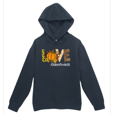 Care Provider Love Fall Pumpkin Leopard Halloween Cute Gift Urban Pullover Hoodie