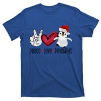 Christmas Peace Love Penguins Cute Xmas Santa Penguin Great Gift T-Shirt